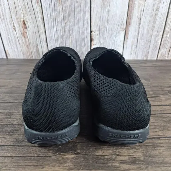 Skechers Reggae Fest 2.0 Willow Slip On Sneaker Women's Sz 6.5 Black Mesh (NWOB) - Picture 4 of 9